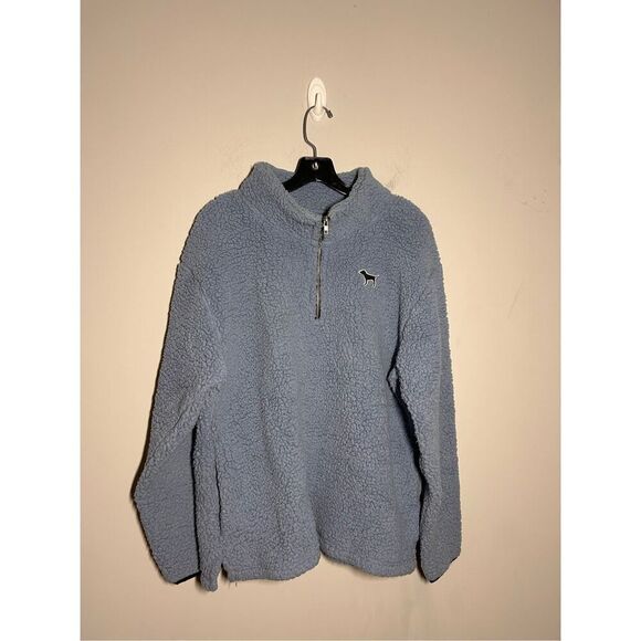 Pink blue fleece size large C16-29 - Picture 1 of 3